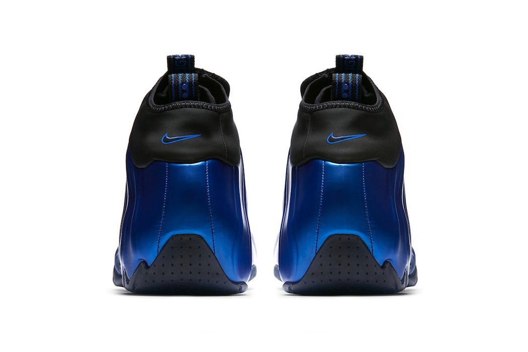 Nike Air Flightposite 1 "Dark Neon Royal" release date first look sneaker penny hardaway metallic blue