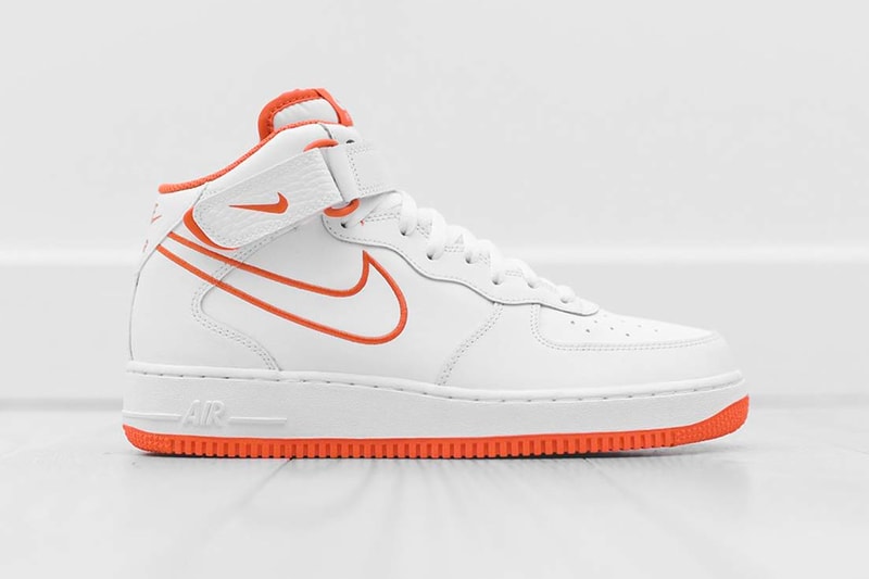 Nike Air Force 1 Mid Terra Orange colorway Summer Release Nike Sportswear sneaker footwear