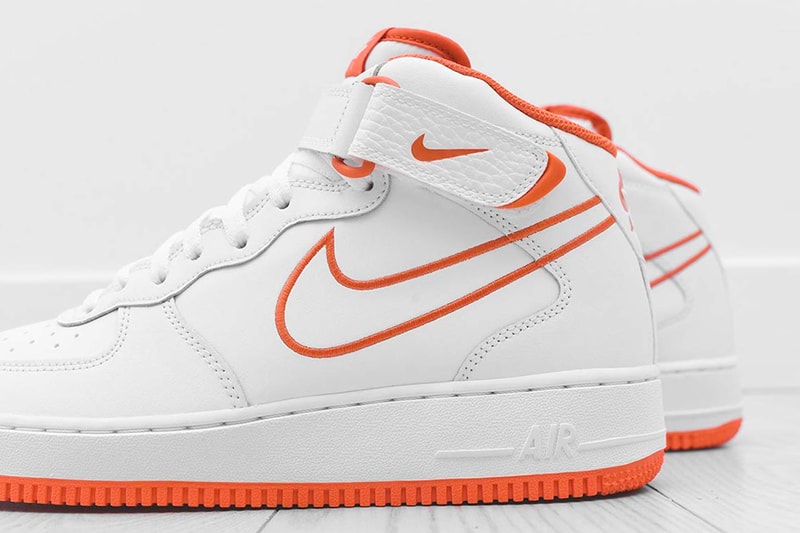 Nike Air Force 1 Mid Terra Orange colorway Summer Release Nike Sportswear sneaker footwear