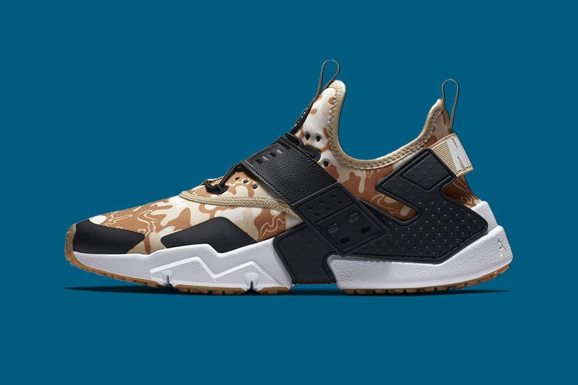Nike Air Huarache Drift "Camo" Colorways release date grey olive sneakers camouflage print