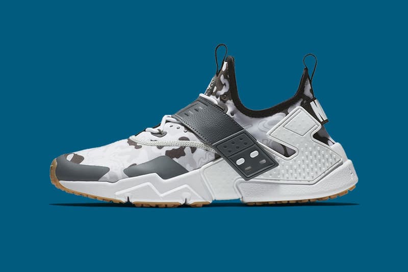 Nike Air Huarache Drift "Camo" Colorways release date grey olive sneakers camouflage print