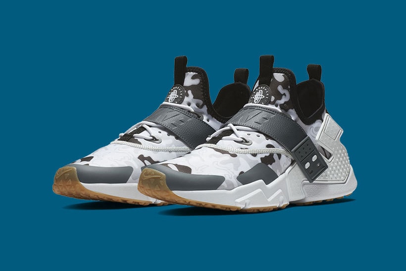 Nike Air Huarache Drift "Camo" Colorways release date grey olive sneakers camouflage print