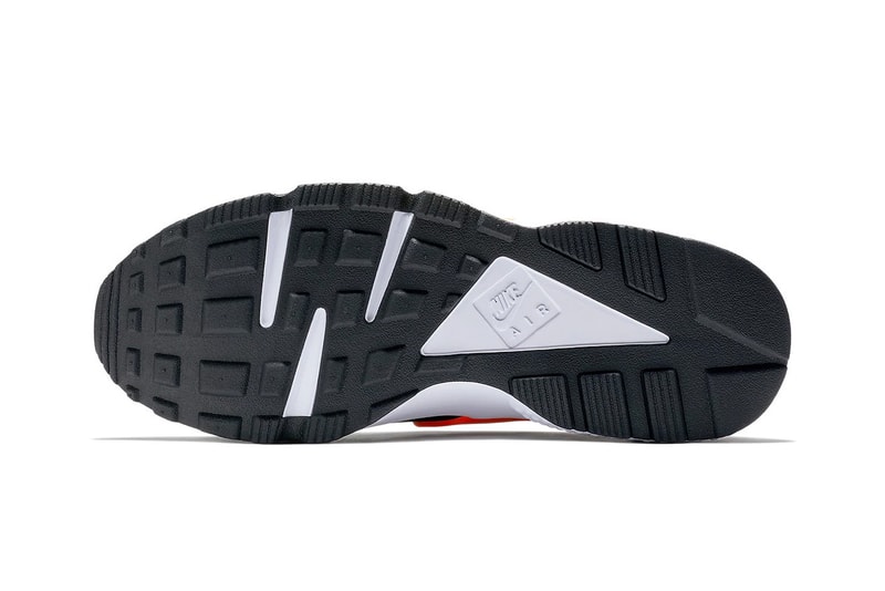 Nike Air Huarache Just Do It pack Black Total Orange White neoprene catchphrase release info price purchase August 2018
