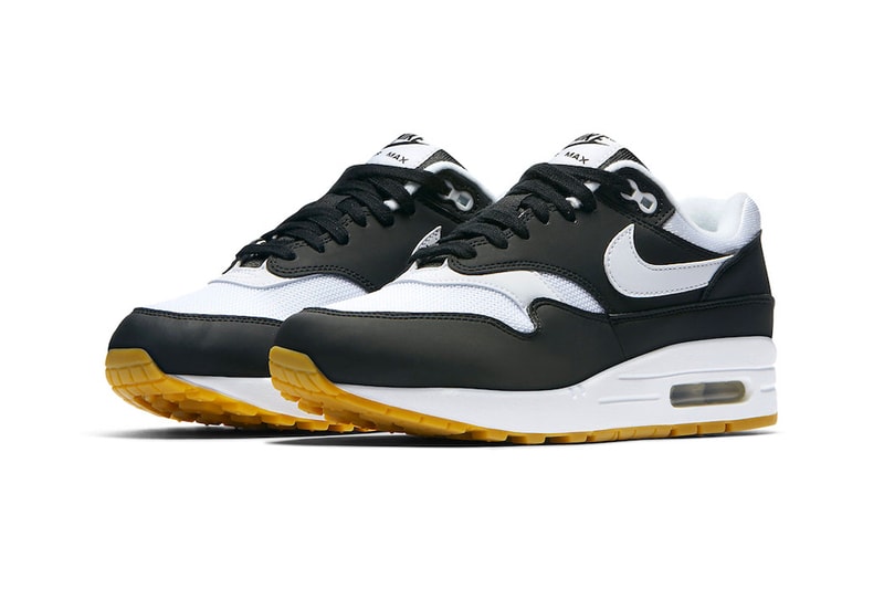 Nike Air Max 1 Black White Gum Sole Release Official Images