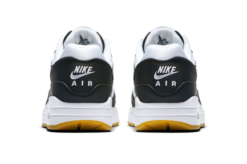 Nike Air Max 1 Black White Gum Sole Release Official Images