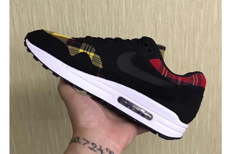 Nike Air Max 1 "Plaid" First Look sneaker release date price info tartan black printed