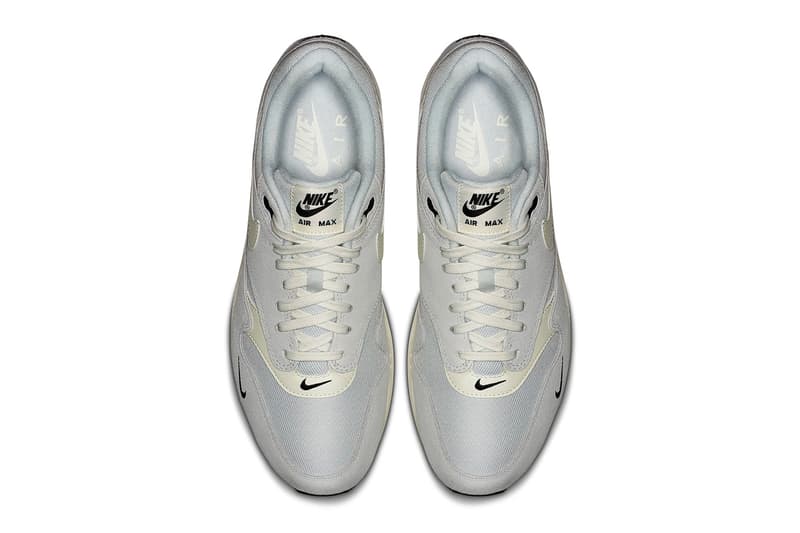 Nike Air Max 1 Mini Swoosh Pure Platinum Sail release info sneakers footwear