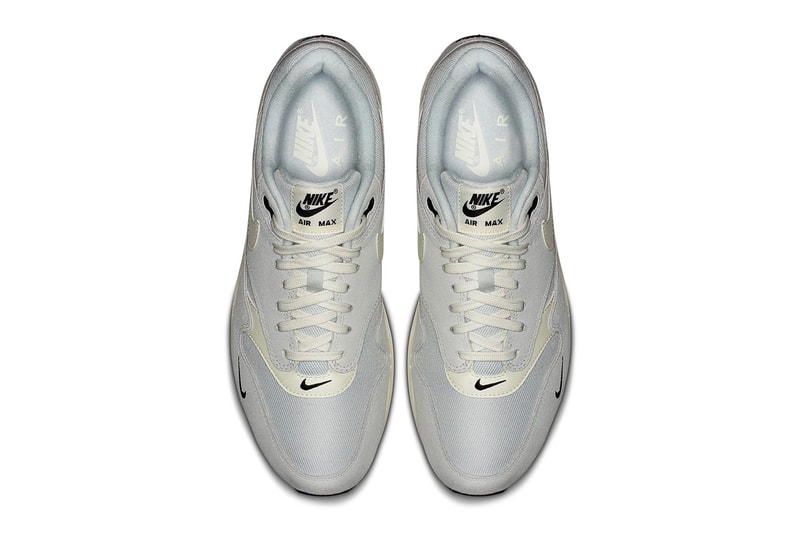 Nike Air Max 1 Mini Swoosh Pure Platinum Sail release info sneakers footwear