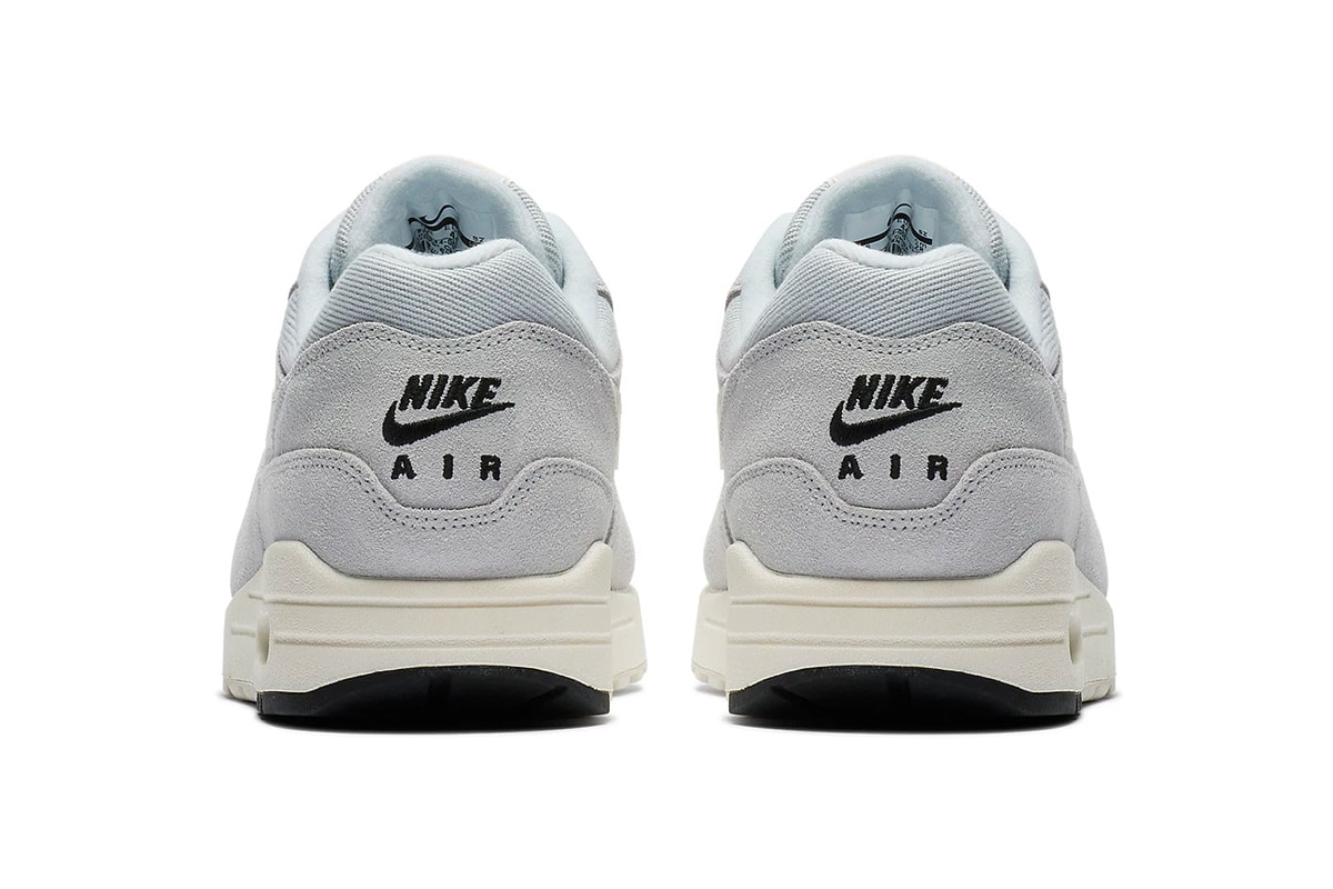 Nike Air Max 1 Mini Swoosh Pure Platinum Sail release info sneakers footwear