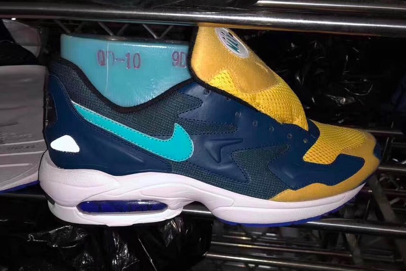 Nike Air Max2 Light 94 Retro First Look sneaker blue yellow navy gold