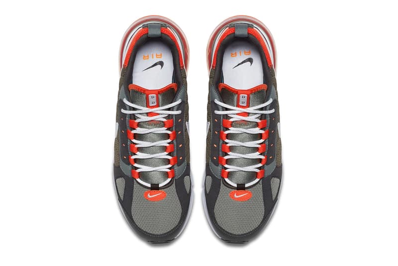 Nike Air Max 270 Futura "Dark Stucco/Newsprint" orange colorway sneaker footwear release date price