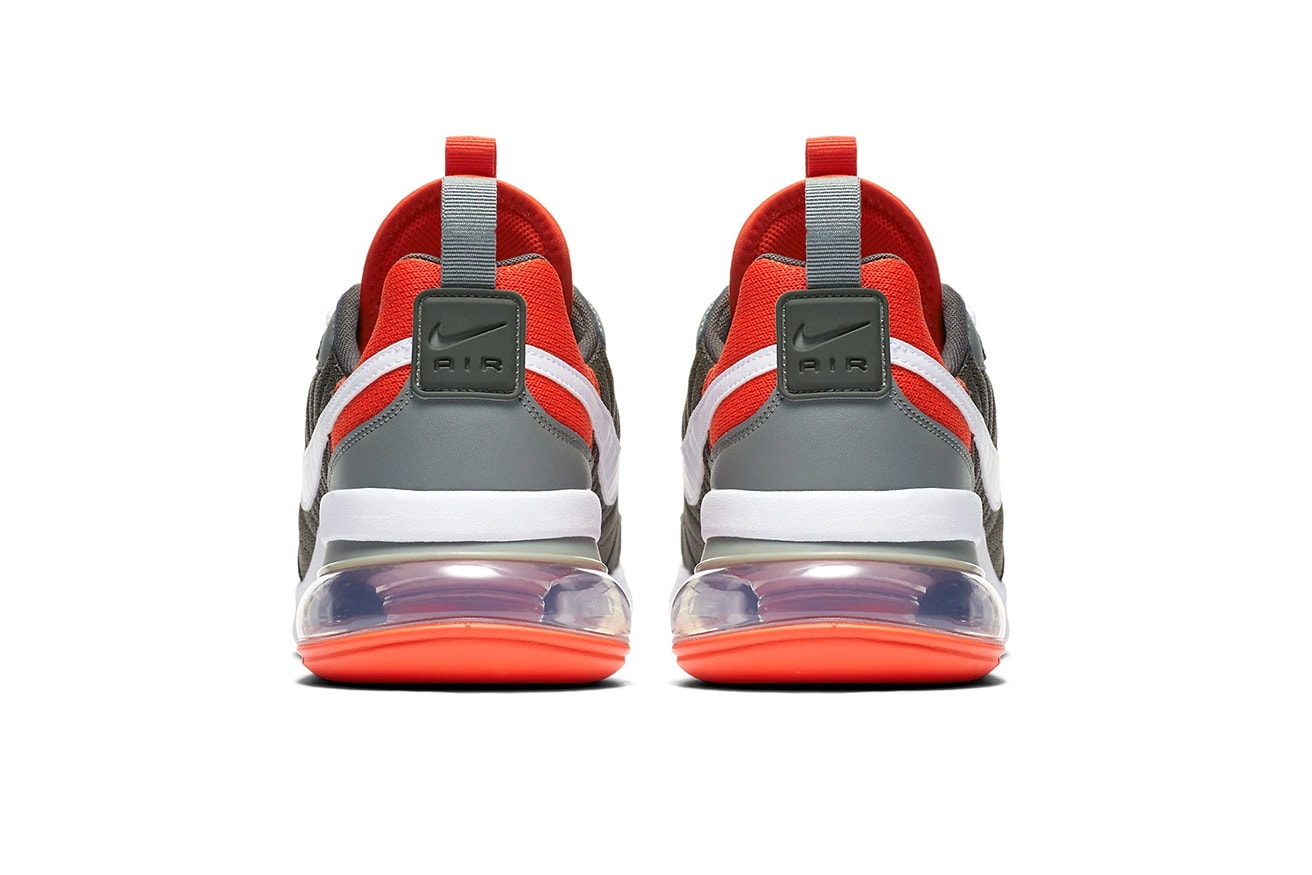 Nike Air Max 270 Futura "Dark Stucco/Newsprint" orange colorway sneaker footwear release date price