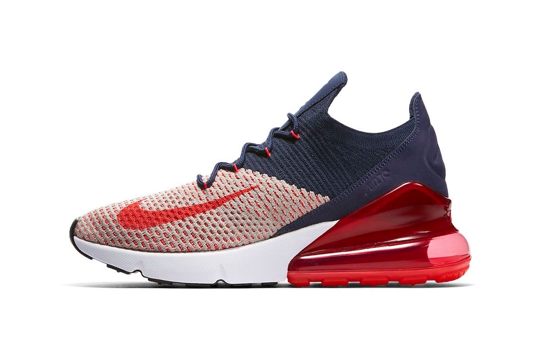 Nike Air Max 270 release Moon Particle College Navy Blackened Blue Red Orbit