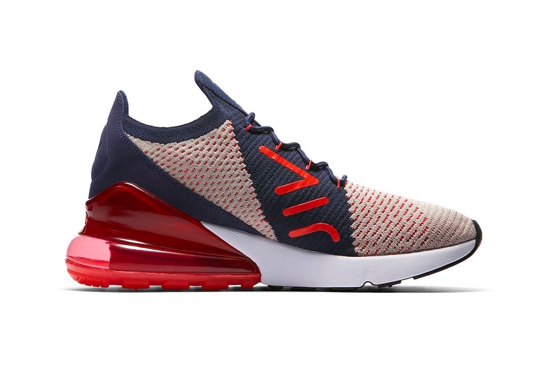 Nike Air Max 270 release Moon Particle College Navy Blackened Blue Red Orbit