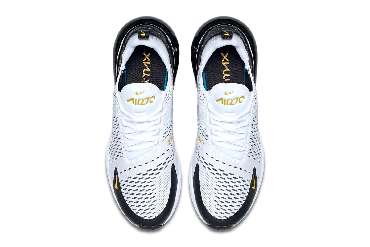 Nike Air Max 270 White/Gold/Black 