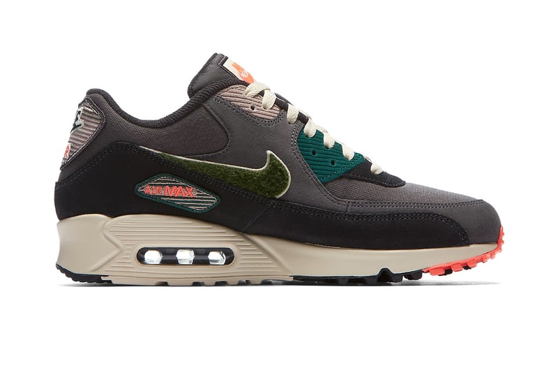 Nike "Grey/Green" Chenille Swoosh Air Max 90