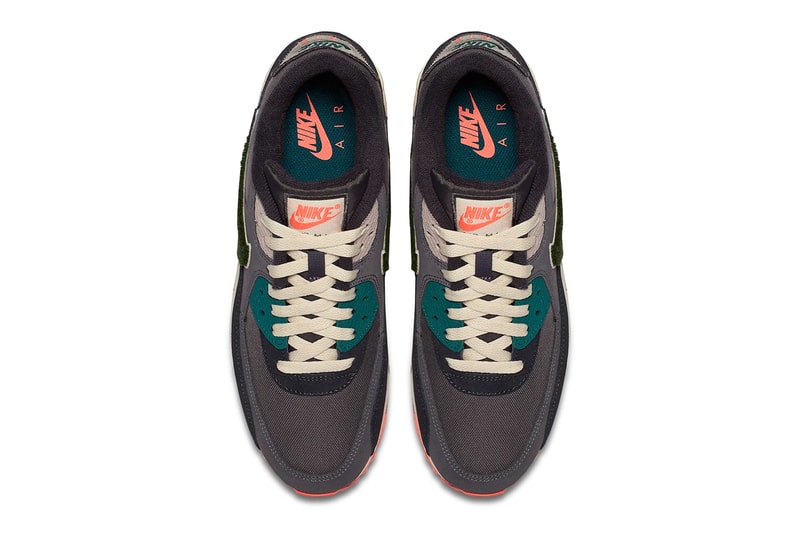 Nike "Grey/Green" Chenille Swoosh Air Max 90