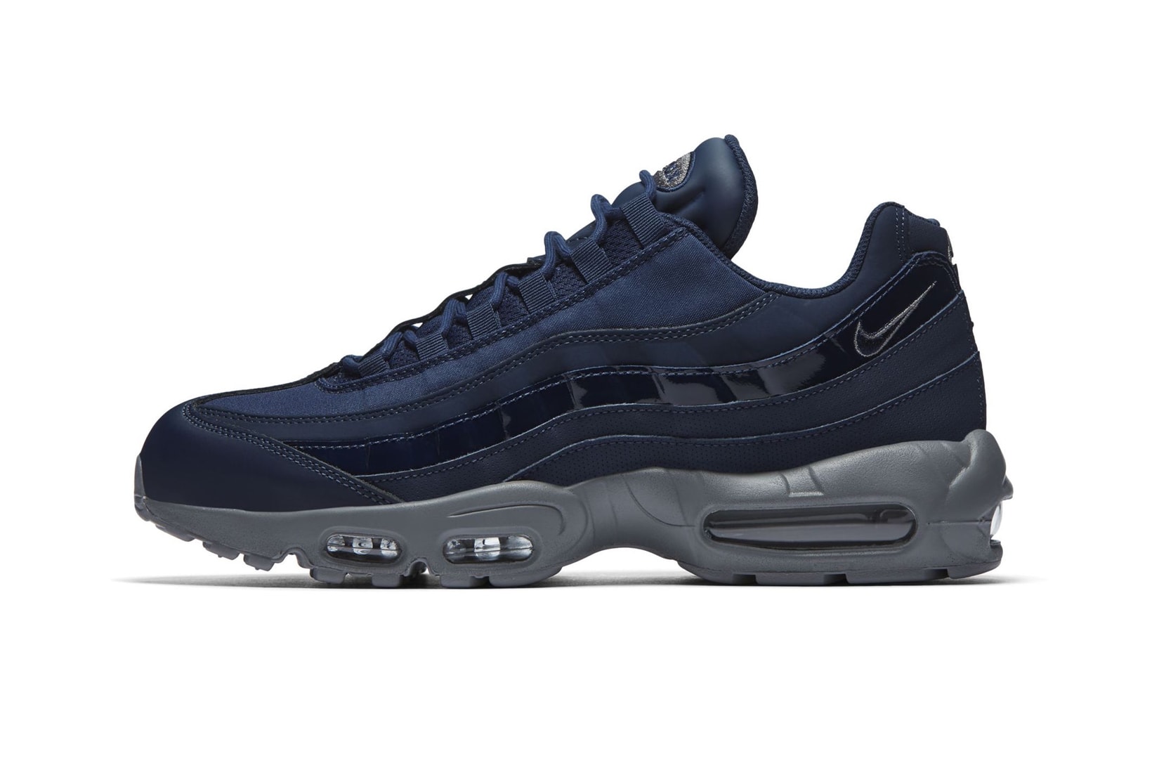 nike air max 95 obsidian patent leather sneakers shoes footwear