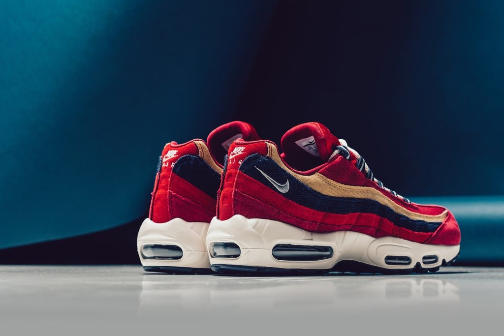 NIKE AIR MAX 95 PREMIUM RED CRUSH PROVENCE PURPLE WHEAT GOLD sneaker shoe buy release purchase