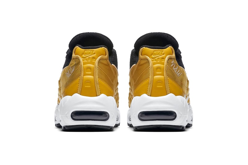 Nike Air Max 95 LX Satin Gold NSW logo Nike Sportswear Sergio Lozano summer release