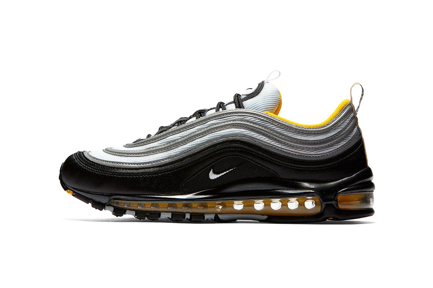 Nike Air Max 97 in Black, White, Yellow 