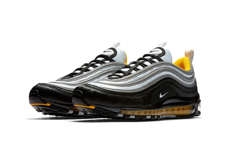 Nike Air Max 97 in Black, White, Yellow Runners AM97