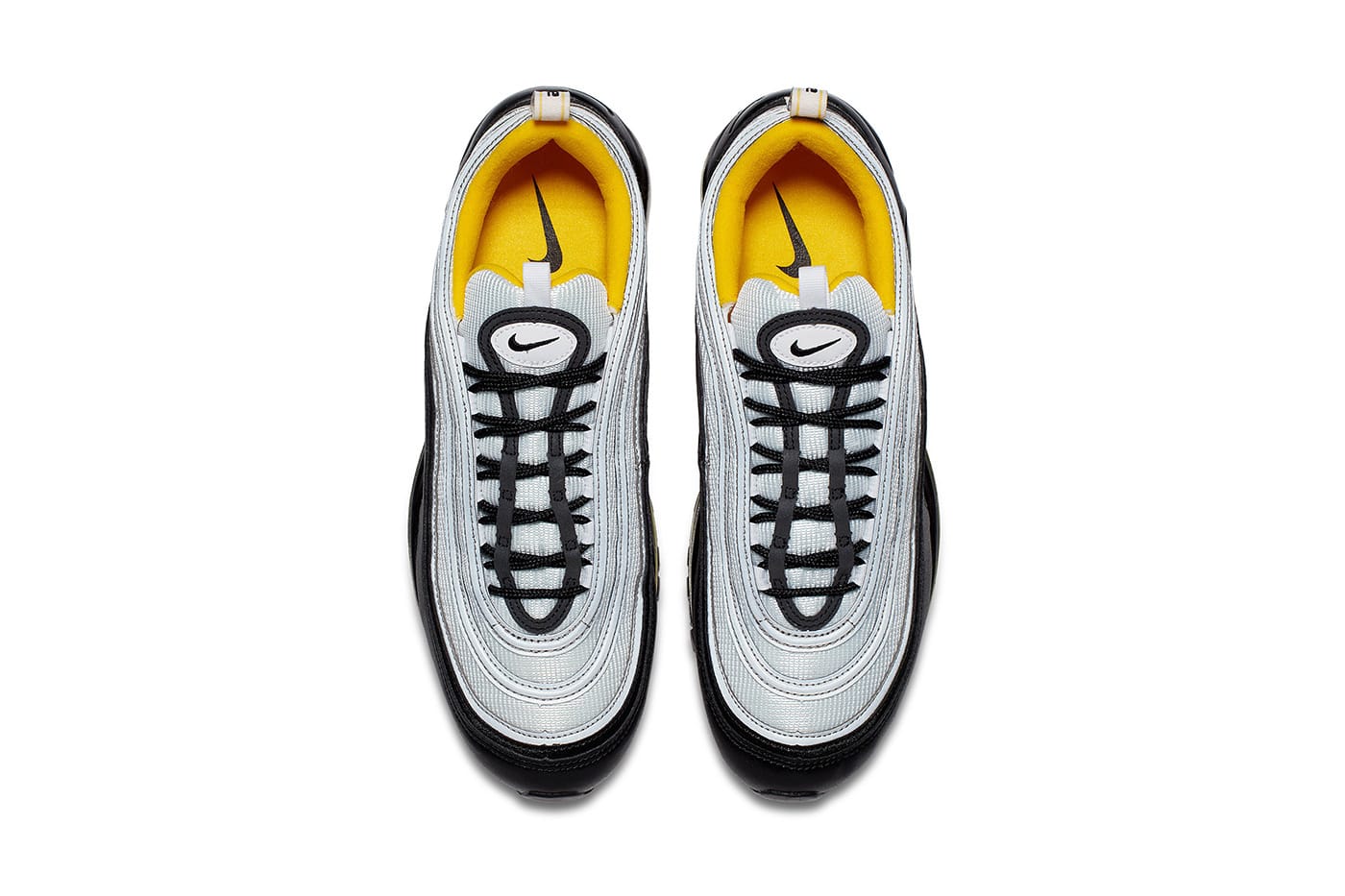 Nike Air Max 97 in Black, White, Yellow 