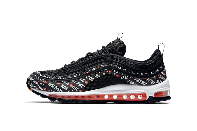 nike air max 97 just do it black total orange white 2018 footwear