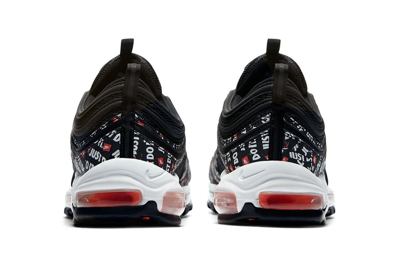 nike air max 97 just do it black total orange white 2018 footwear
