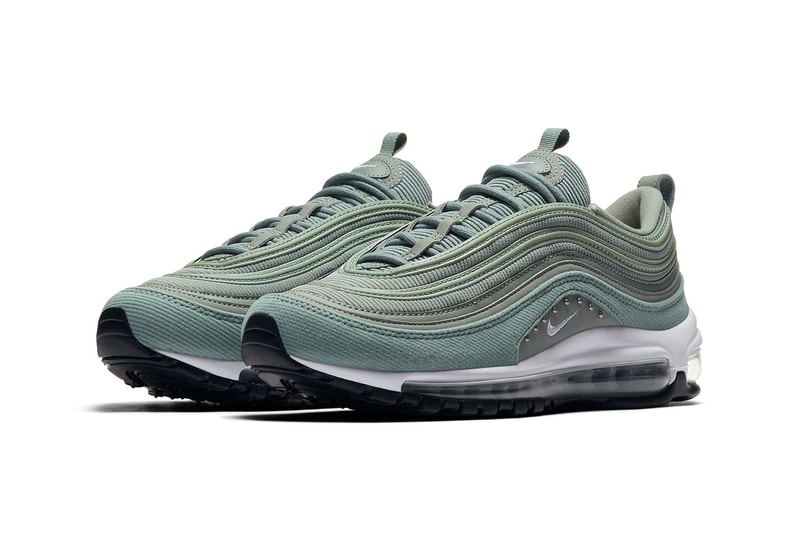 Nike Air Max 97 Mica Green Corduroy Studs Release Details Footwear Shoes Trainers Sneakers Kicks Date Coming Soon Purchase Cop Buy