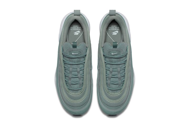 Nike Air Max 97 Mica Green Corduroy Studs Release Details Footwear Shoes Trainers Sneakers Kicks Date Coming Soon Purchase Cop Buy