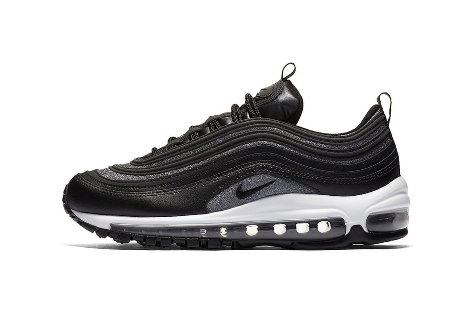 Nike air max 97 trainers black black dark grey glitter f Clearance
