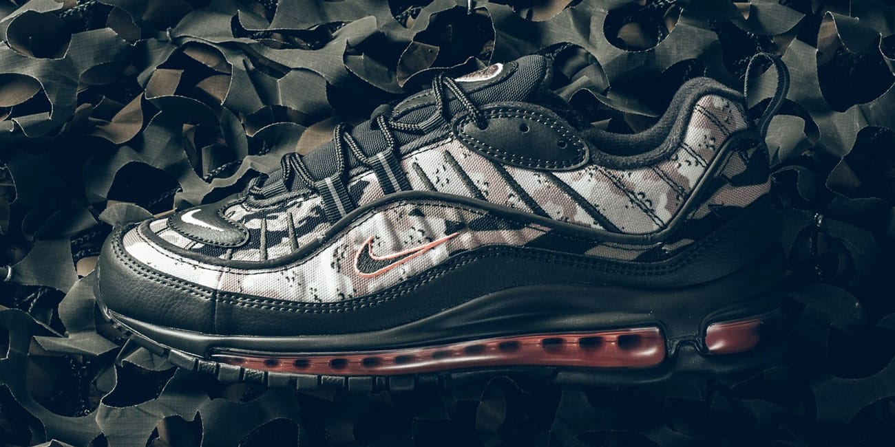 Nike Air Max 98 in Camouflage \u0026 Sunset 