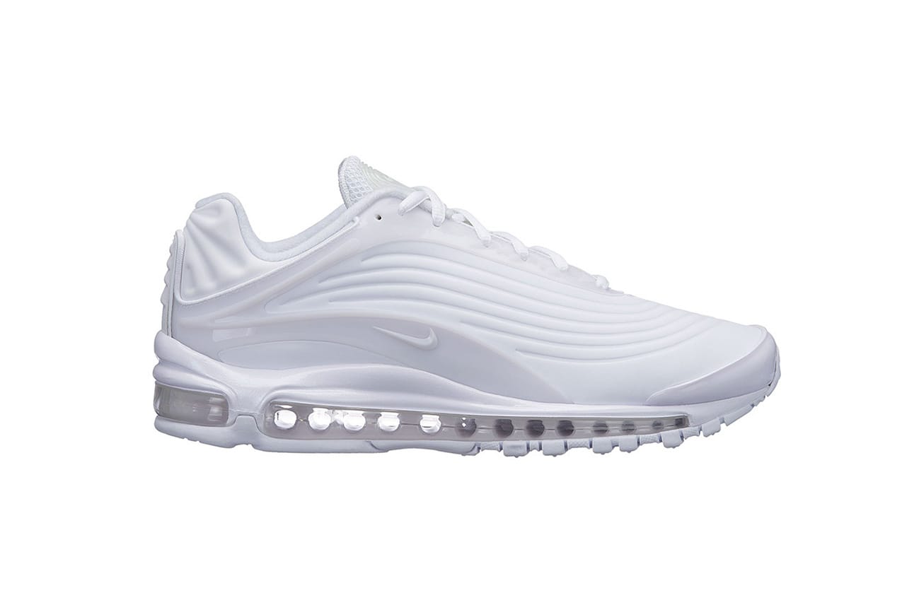 nike air max deluxe all white