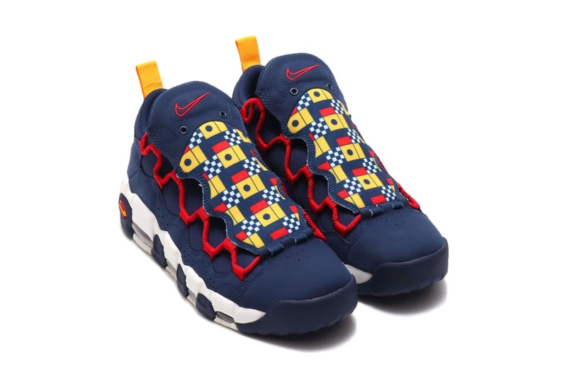 Nike Air More Money Nautical Redux pack drop release july 14 2018 release midnight navy flag sail gym red release