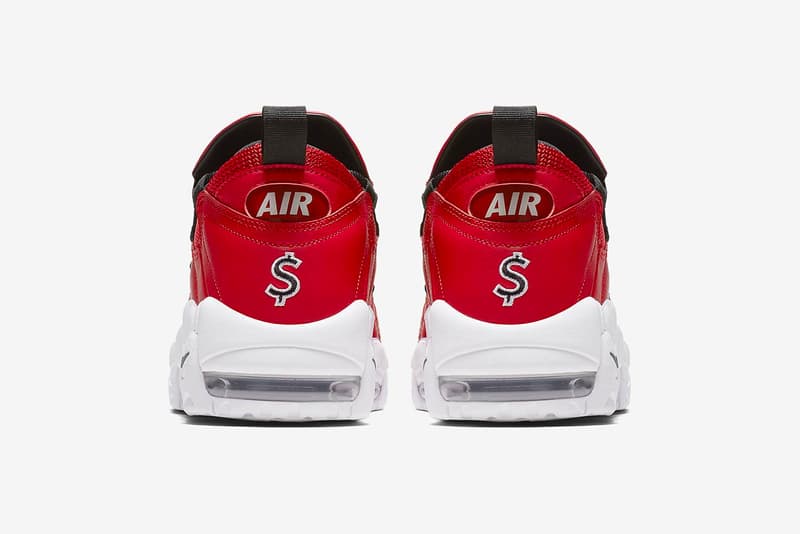 Nike Air More Money Navy Red Release date sneaker price tonal leather