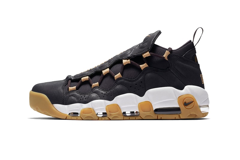 Nike Air More Money nyc brooklyn new york city Oil Grey Metallic Gold Sail Style Code AR5401-001
