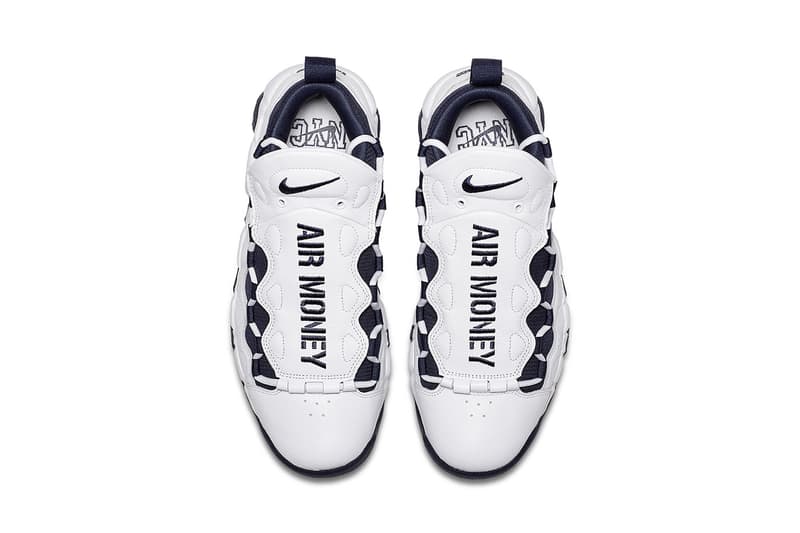 nike air more money the bronx new york yankees 2018 august nike sportswear footwear