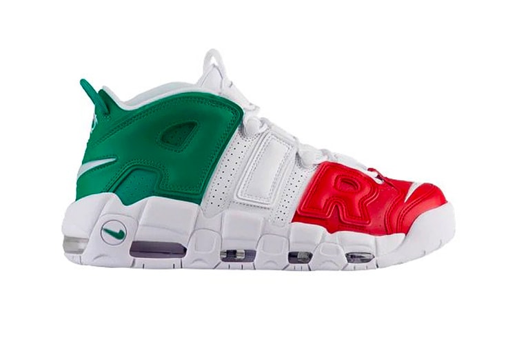A Nike Air More Uptempo Inspired by the Italian Flag Is on Its Way
