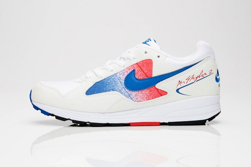 Nike Air Skylon II white red blue colorway retro Release info price purchase sneaker footwear Game Royal University