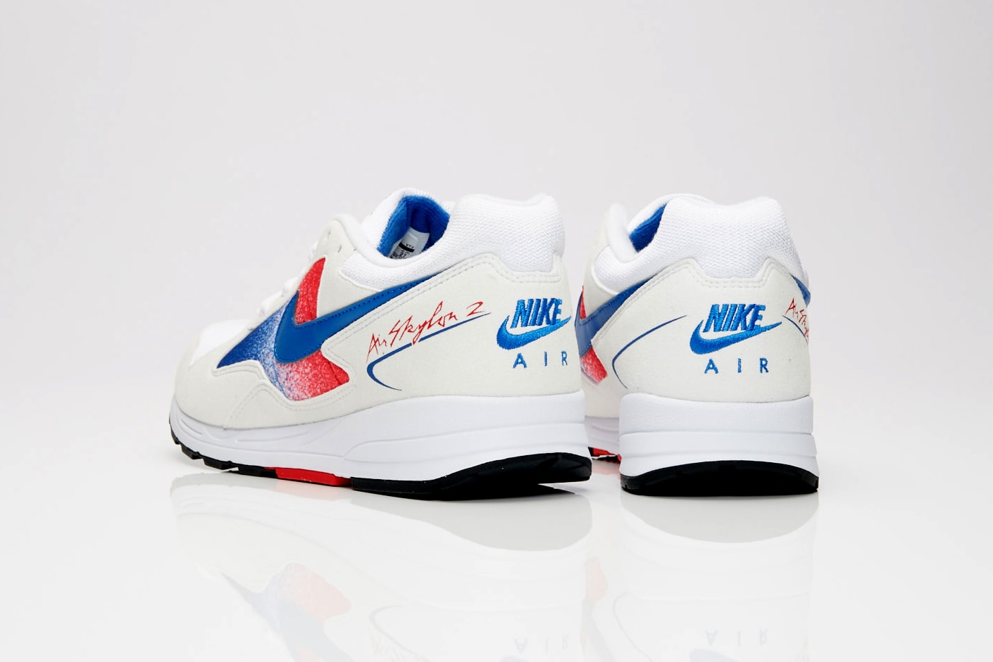 Nike Air Skylon II white red blue colorway retro Release info price purchase sneaker footwear Game Royal University