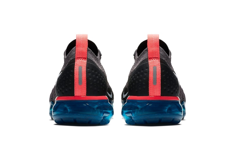 Nike Air VaporMax 2 Flyknit Thunder Grey White Geode Teal Black Hot Punch release info sneakers footwear