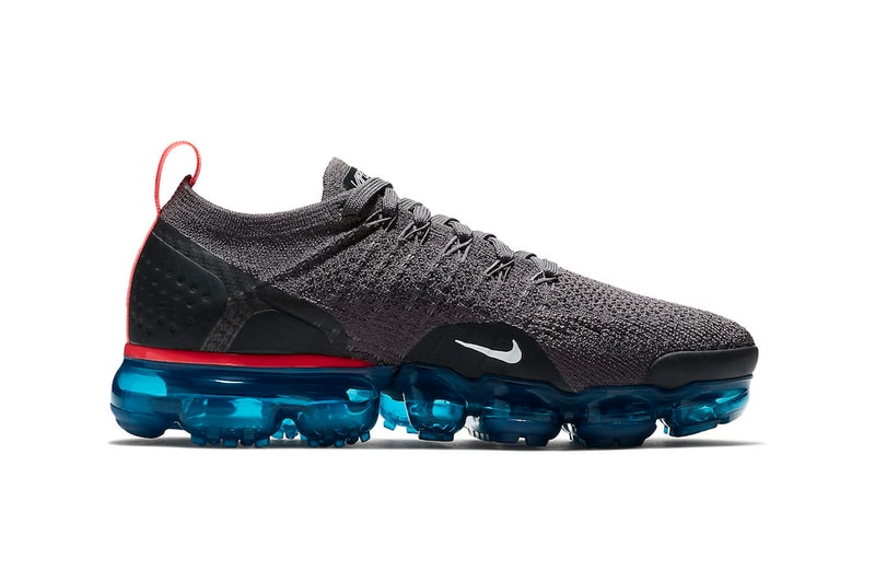 Nike Air VaporMax 2 Flyknit Thunder Grey White Geode Teal Black Hot Punch release info sneakers footwear