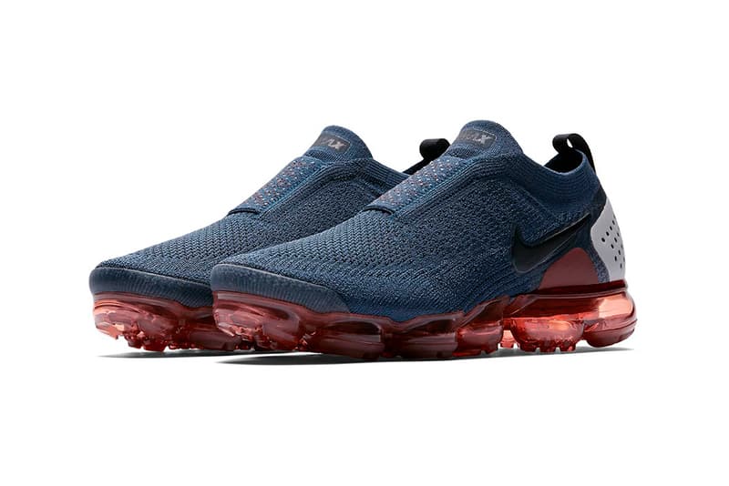 Nike Air VaporMax Moc 2 Gunsmoke Release Blackened Blue Thunder Grey Particle Rose Info Buy