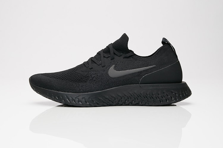 The Nike Epic React Flyknit "Triple Black" Is Already Hitting Retailers
