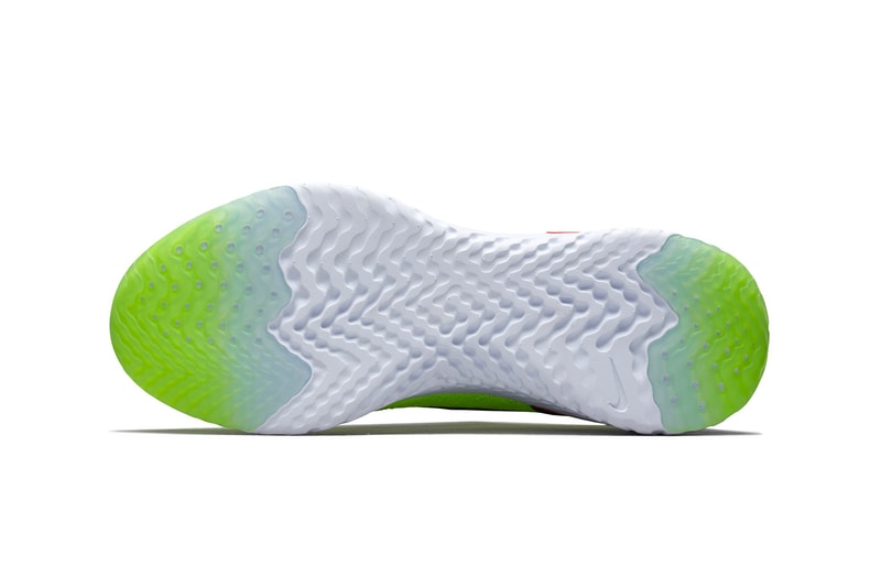 Nike Epic React Flyknit "Volt/Bright Crimson" release date info sneaker price purchase yellow white