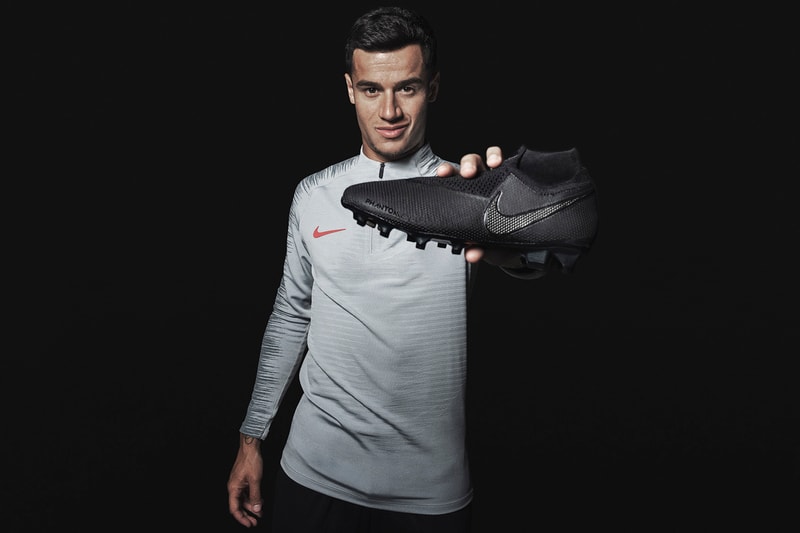 Nike Football Phantomvsn Boots Kicks Sneakers Trainers Footwear Cop Purchase Buy Available Soon Phil Coutinho Kevin De Bruyne Football Soccer Release Information Technology Quadfit Ghost Lace Young Blood Raised on Concrete Black Op Grey Red