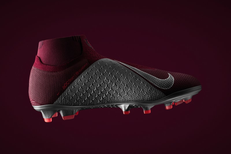 Nike Football Phantomvsn Boots Kicks Sneakers Trainers Footwear Cop Purchase Buy Available Soon Phil Coutinho Kevin De Bruyne Football Soccer Release Information Technology Quadfit Ghost Lace Young Blood Raised on Concrete Black Op Grey Red