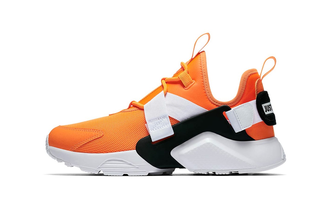 Nike Huarache City low just do it collection orange white black nike sportswear 2018 august footwear