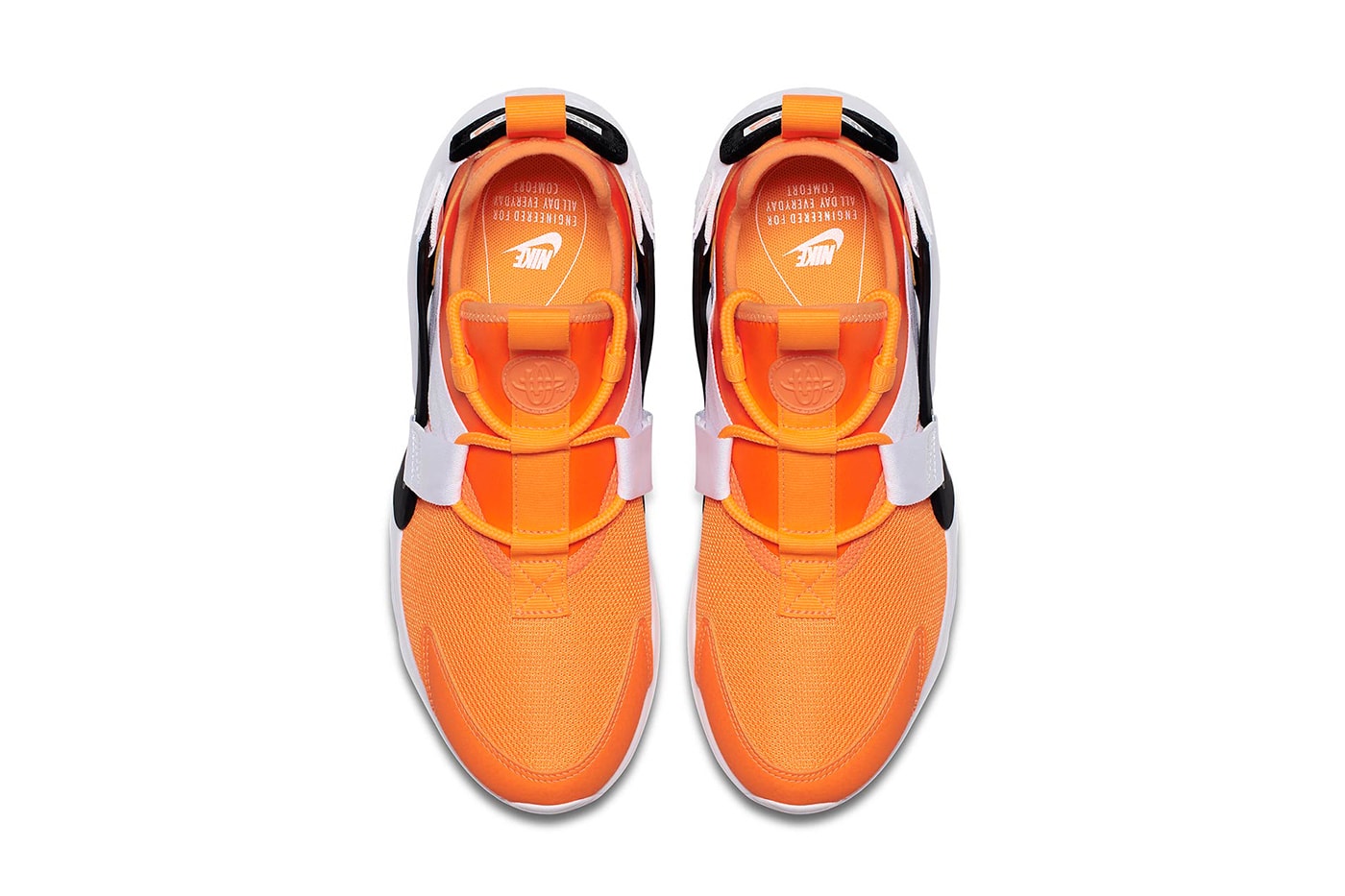 Nike Huarache City low just do it collection orange white black nike sportswear 2018 august footwear